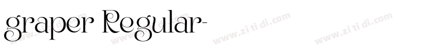 graper Regular字体转换 graper Regular字体转换